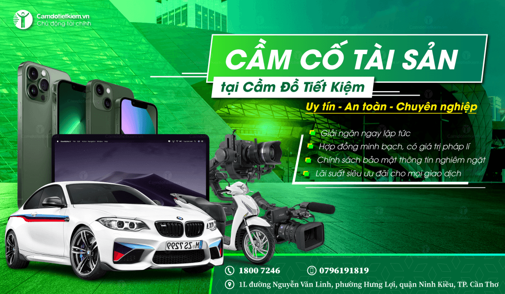 cầm ô tô cũ lãi suất thấp