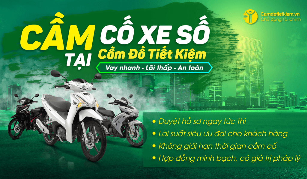 cầm xe máy lãi suất thấp