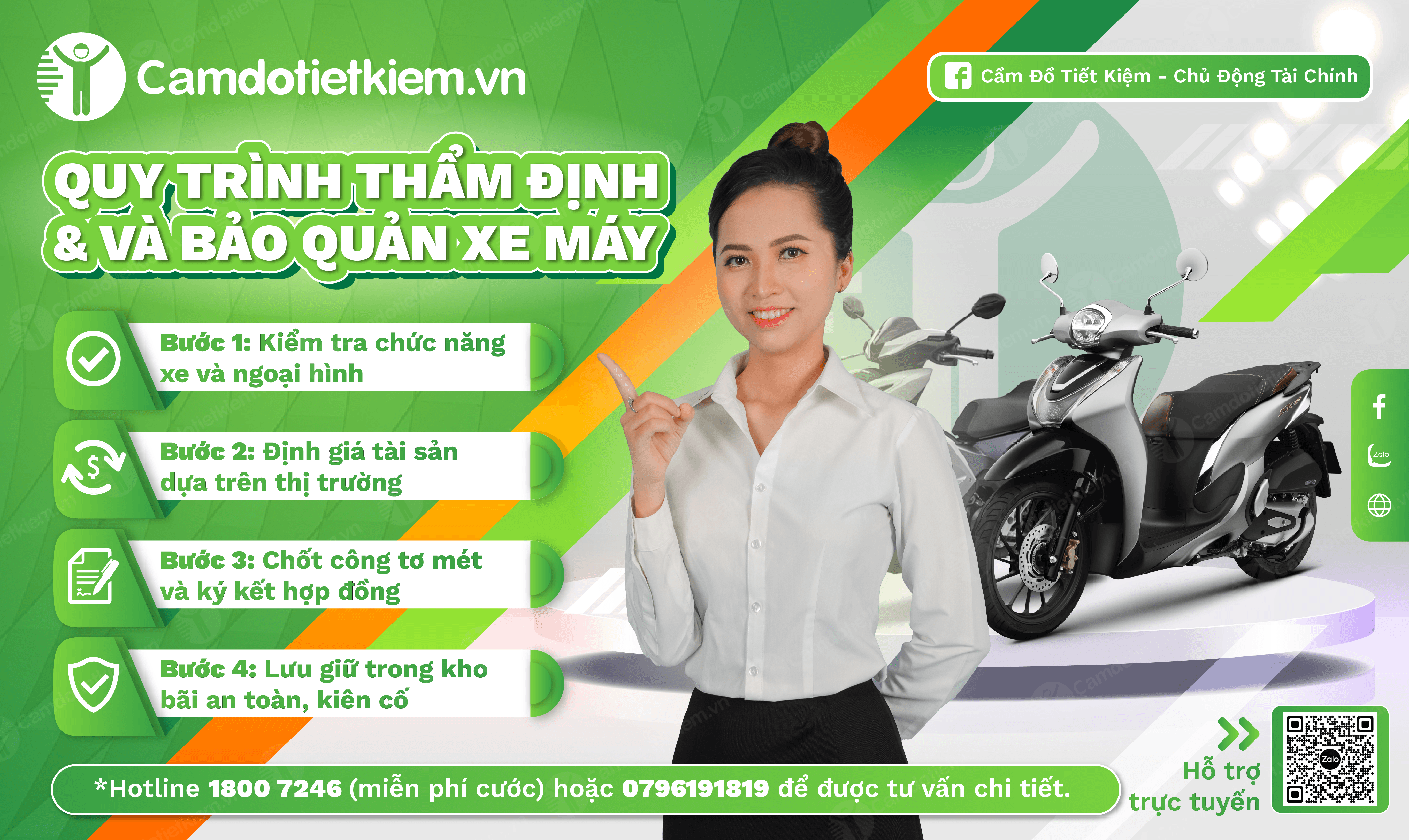 Cầm xe máy