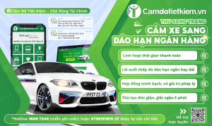 cầm xe đang trả góp