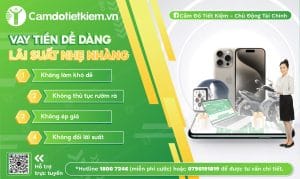 cầm điện thoại giải ngân nhanh