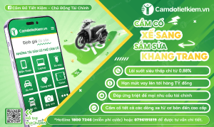 Cầm Xe Máy Trả Góp
