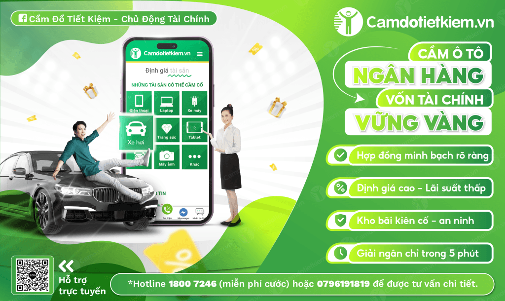 Cầm xe ô tô uy tín